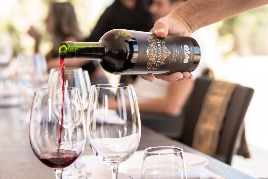Degustação de vinhos da casa